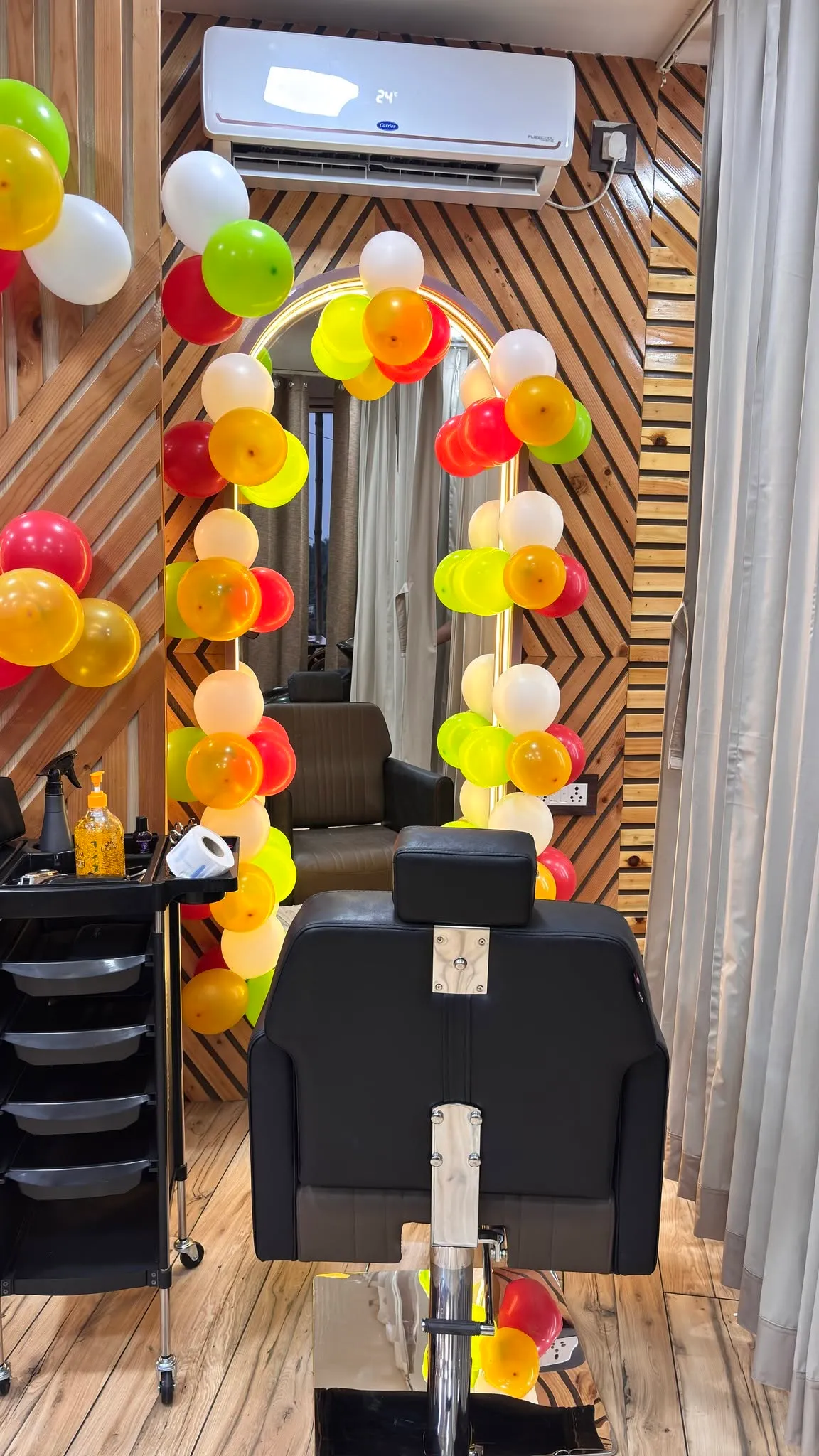 GreenLand Salon & Spa Balasore — salon chair and beauty station